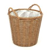 村田屋産業/フェイクラタンバスケット8号 Brown/3598 - 花材通販はなど