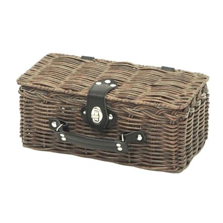 村田屋産業/PPラタンピクニックバスケットS Gray/30145