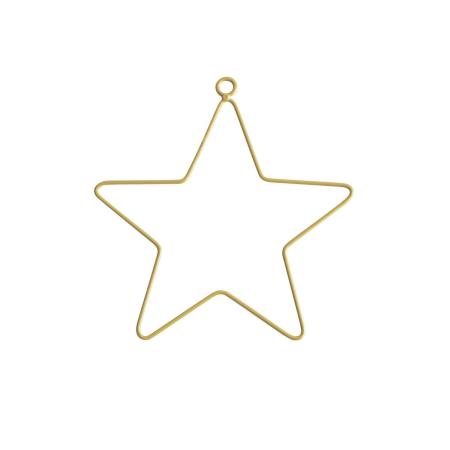 Paseo/ワイヤーリング星(3個入)/LW-24-16GD