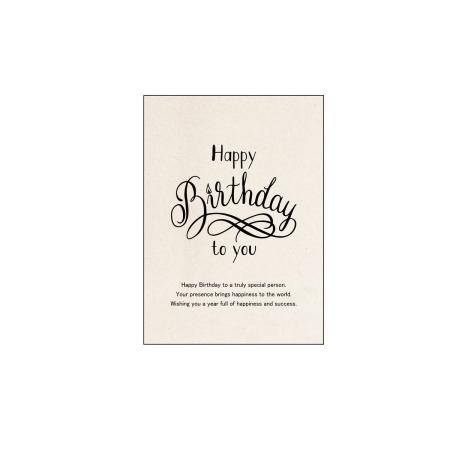 特価◎Paseo/L版メッセージカード(6枚入)/PD-43-89