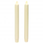Luminara アイボリーキャンドル 2個セット 4×9 1個3.5×7 1個 【公式通販】