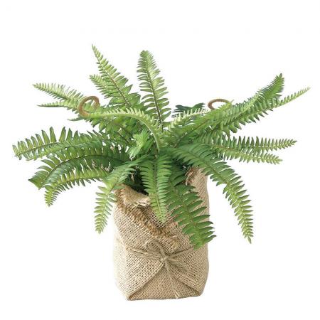 人工観葉植物 Spice ジュートポット入りフェイクグリーン シダa Tady70 通販 はなどんやアソシエ