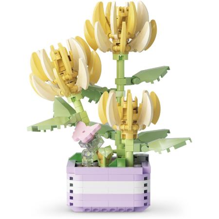 Gracias/フラワーポットブロック 菊/K-427