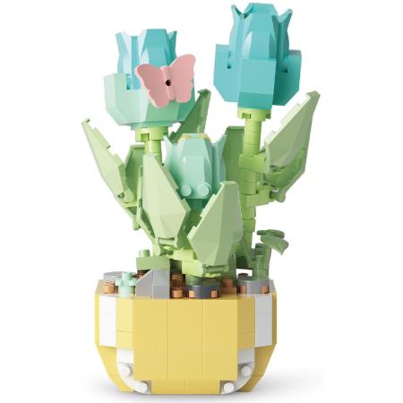 Gracias/フラワーポットブロック チューリップ/K-430