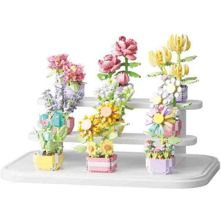 Gracias/フラワーポットブロック9個セット(スタンド付き)/K-439