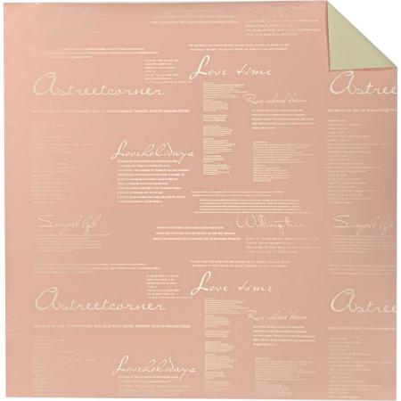 Gracias/カットシートスクエア <エールラップ> 55x55cm No.1 ベビーピンク/212401