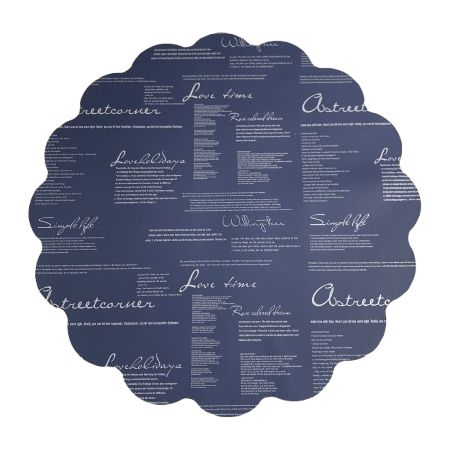 Gracias/エールフラワーシートΦ55cm No.5 アイスブルー/455505