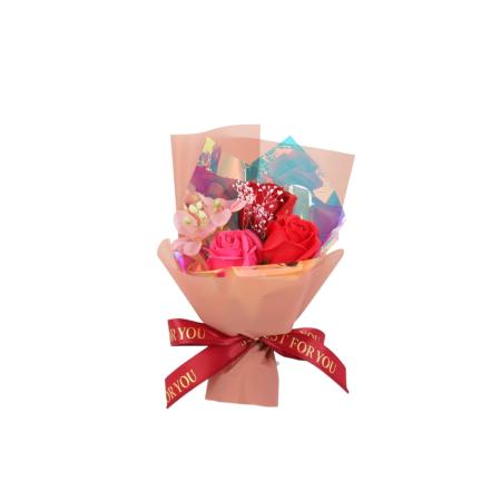 【ソープフラワー】Gracias/ミニブーケ(ケース付き) レッド/F-323