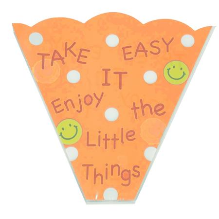 Gracias/スマイルミニブーケ No.4　100枚入・束 アプリコットオレンジ/46004