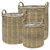 CARNAC/エコラタンバスケット02/PE02 - 花材通販はなどんやアソシエ