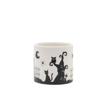 CARNAC/ハロウィンデカールポット25-A-S-BK ブラック/CPHW45BK