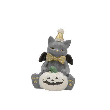 CARNAC/ハロウィンレジンオーナメント25-AキャットWH ホワイト/HGHW01WH