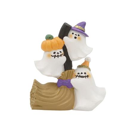 CARNAC/ハロウィンレジンオーナメント25-D-3ゴーストOR オレンジ/HGHW04OR