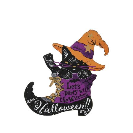CARNAC/ハロウィンプレート25キャット×ブーツ/HPWP06
