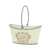 CARNAC/トレゾアハンドルバスケットWH ホワイト/HSM93WH