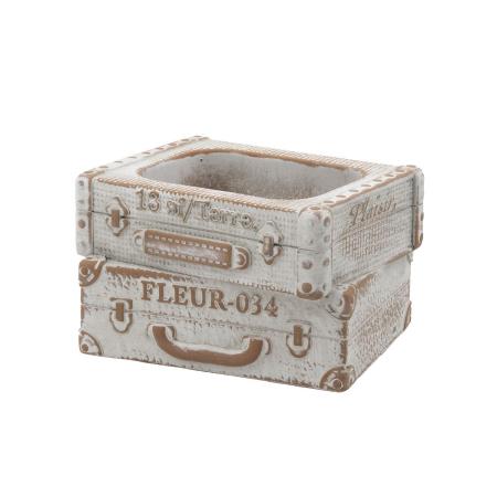 CARNAC/ヴィンテージトランクポットA-WH ホワイト/GG2601WH