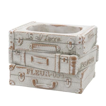 CARNAC/ヴィンテージトランクポットB-WH ホワイト/GG2602WH