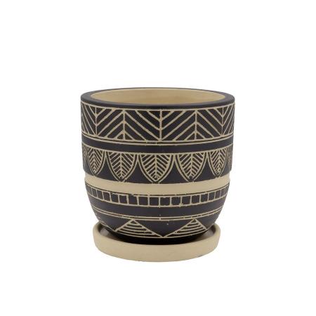 CARNAC/アフリカンポット02-BK ブラック/CP2632BK
