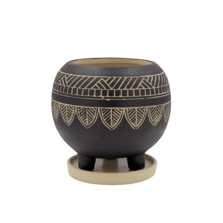 CARNAC/アフリカンポット07-BK ブラック/CP2637BK