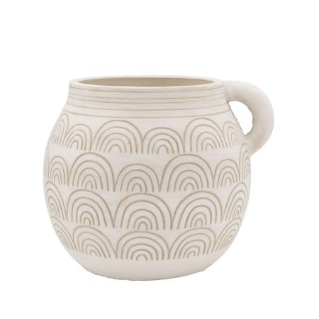 CARNAC/アフリカンポット11-WH ホワイト/CP2641WH