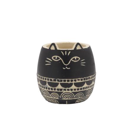 CARNAC/アフリカンアニマルポット02-BK ブラック/CP2620BK