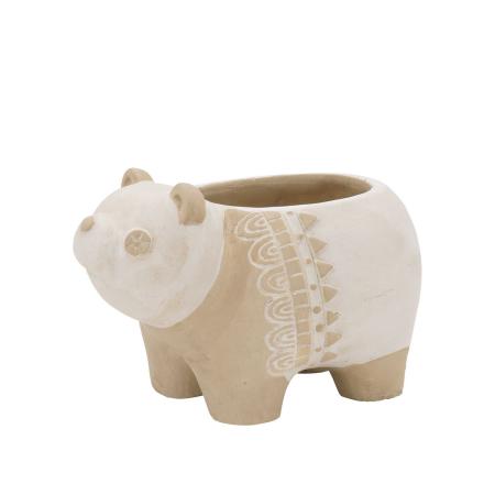 CARNAC/アフリカンアニマルポット05-WH ホワイト/CP2623WH