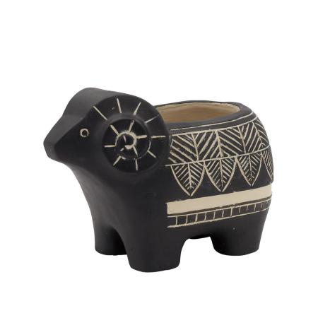 CARNAC/アフリカンアニマルポット07-BK ブラック/CP2625BK