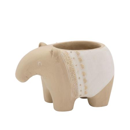 CARNAC/アフリカンアニマルポット08-WH ホワイト/CP2626WH