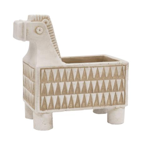 CARNAC/アフリカンアニマルポット10-WH ホワイト/CP2628WH