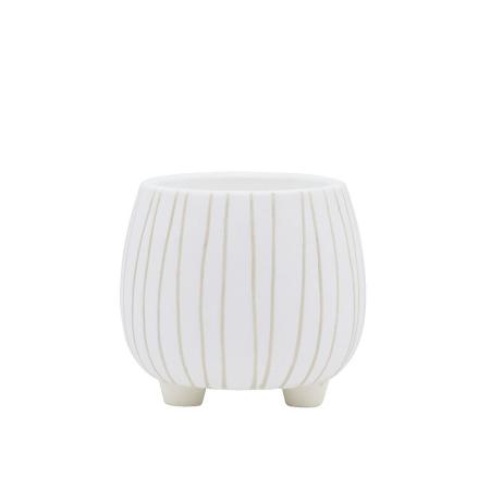 CARNAC/ヴァーグポットフットM-WH ホワイト/CP2655WH