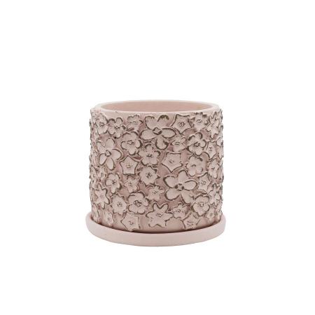 CARNAC/アルルポットフラワーL-PK ピンク/CPES10