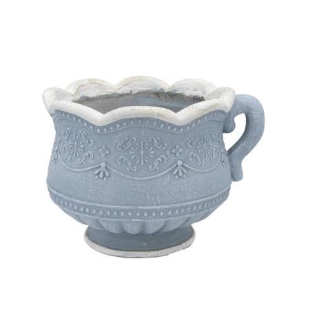 特価◎CARNAC/ドットレリーフティーカップBL ブルー/GFB516BL