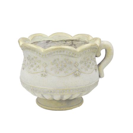 特価◎CARNAC/ドットレリーフティーカップIG アイボリー×ゴールド/GFB516IG