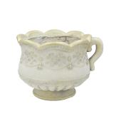 特価◎CARNAC/ドットレリーフティーカップIG アイボリー×ゴールド/GFB516IG