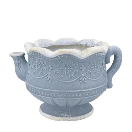 CARNAC/ドットレリーフティーポットBL ブルー/GFB517BL