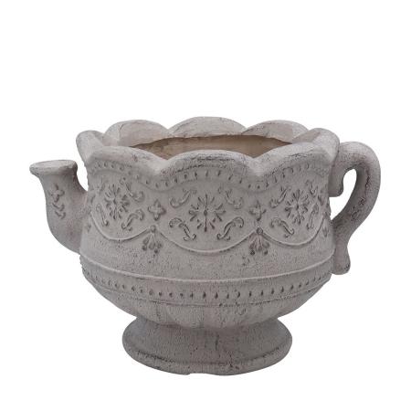 CARNAC/ドットレリーフティーポットBR ブラウン/GFB517BR