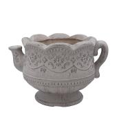 特価◎CARNAC/ドットレリーフティーポットBR ブラウン/GFB517BR