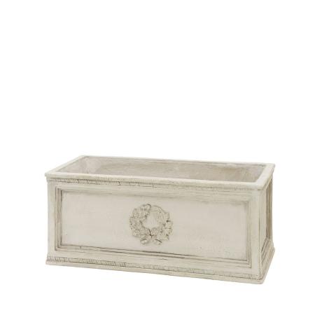 CARNAC/リースエンブレムプランターIV アイボリー/GFB485IV