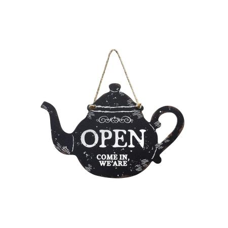 CARNAC/ハンギングプレートD-OPEN/CLOSEポットBK ブラック/NKPL04BK