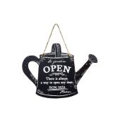 特価◎CARNAC/ハンギングプレートE-OPEN/CLOSEジョーロBK ブラック/NKPL05BK