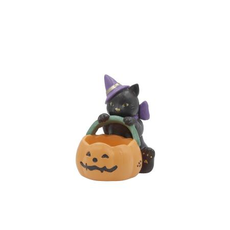 CARNAC/ハロウィンレジンポット26キャットOR オレンジ/HGHW08OR