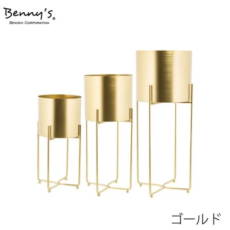 Benny’s/メタルプランタースタンドS/3(3サイズセット)/TP-184G