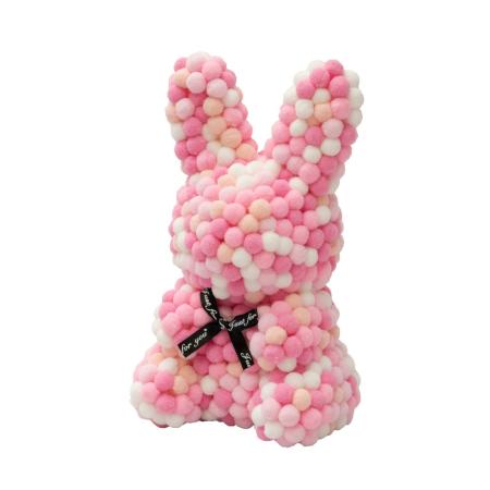 特価◎【造花】HillTop/マシュマロボールアニマル ミックスピンク/MB8SS-MP