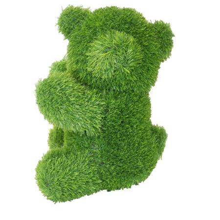 特価◎【造花】HillTop/ふわふわ人工芝のターファアニマル グリーン/GG-001