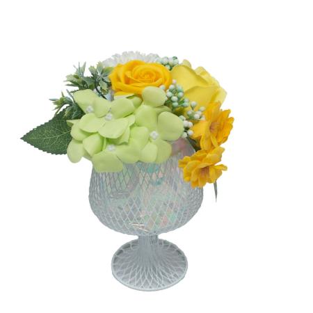 特価◎【ソープフラワー】HillTop/グラスアレンジ/SM-6246