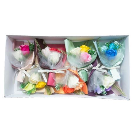 特価◎【ソープフラワー】HillTop/Qブーケ 9個/SM-6700