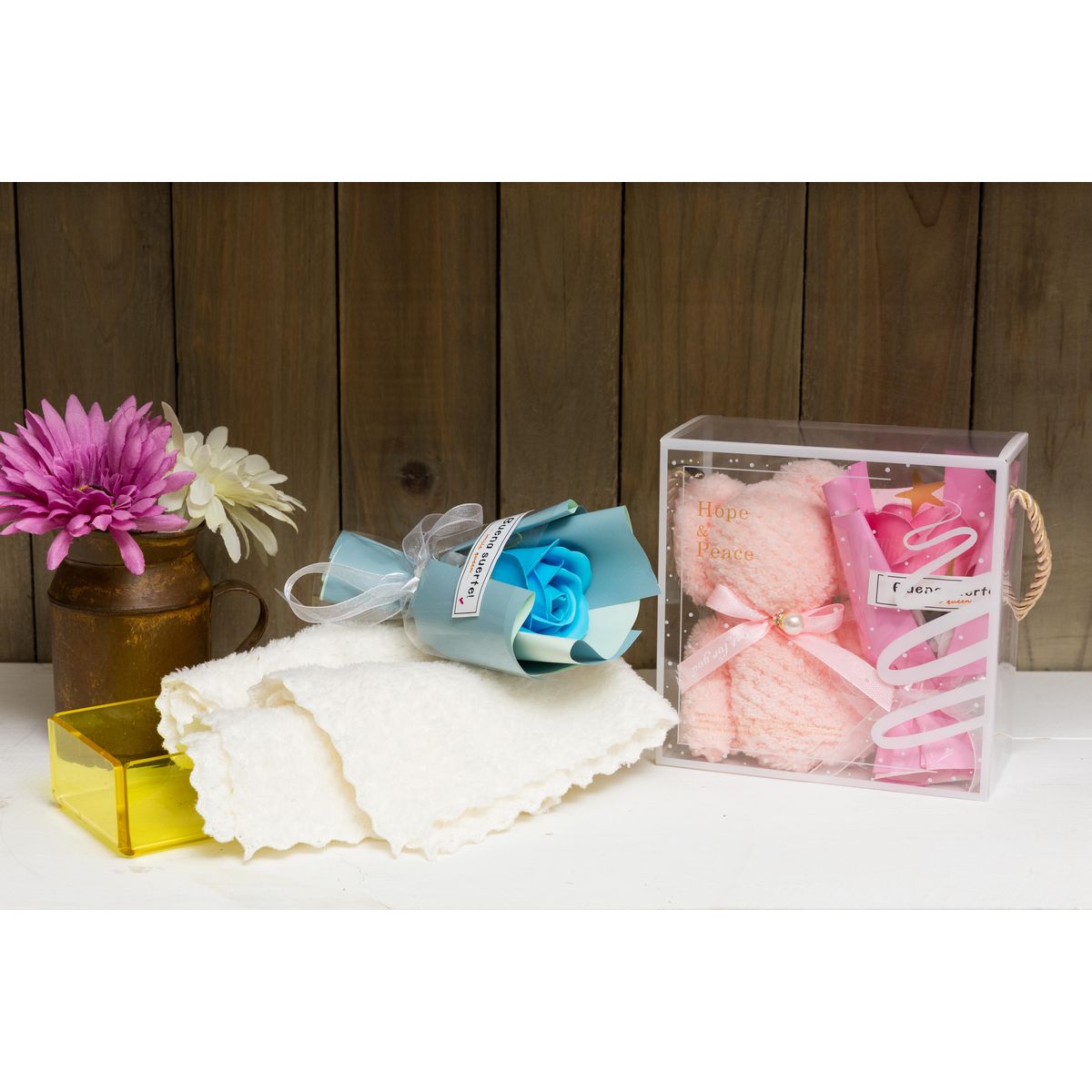 特価◎【ソープフラワー】HillTop/タオルベアギフト/SM-6683