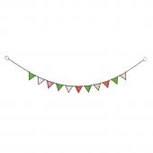 カラフルガーランド 特価◎丸和貿易/ブリエット クリスマスカラーガーランド/400711400