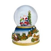 丸和貿易/LEDスノードーム ミュージック フレンズサンタ/4009622