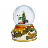 丸和貿易/LEDスノードーム ミュージック フレンズサンタ/4009622